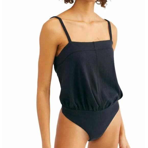 NEW Intimately Free People Marissa Black Bodysuit Size Small Women's - Picture 10 of 14